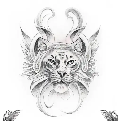  heaven gates memorial  tattoo design idea