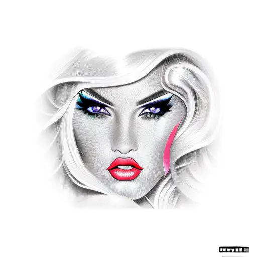 femme fatale  tattoo design idea