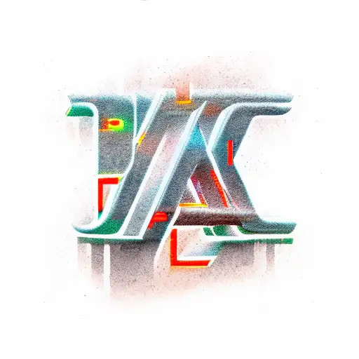 jedi sign with Letter h and small leica tattoo design idea