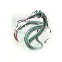 shiny rayquaza  tattoo design idea