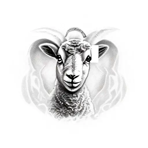 lamb of god tattoo design idea