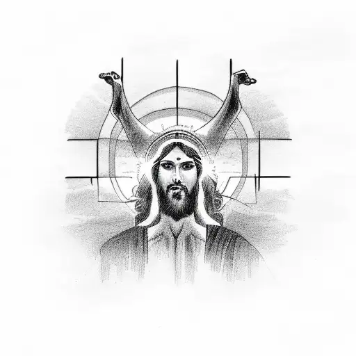Jesus anagram  tattoo design idea