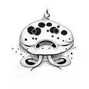 sushi happy tattoo design idea