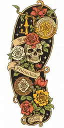 biblical tattoo design idea