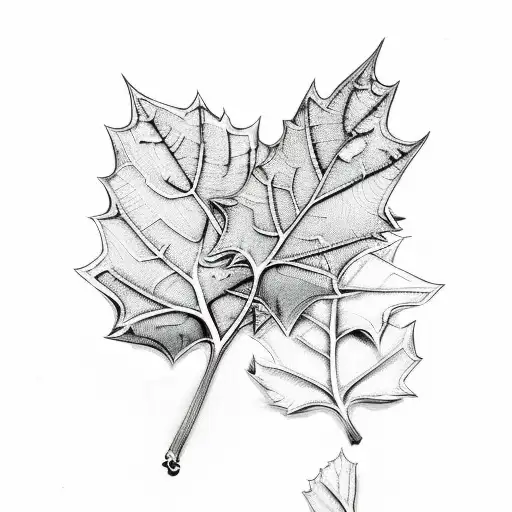 Ivy Leaves Pencil Drawing · Creative Fabrica