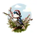 Sparrow tattoo design idea