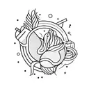 culinary tattoo design idea