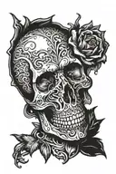 skull Bvb tattoo design idea