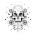 memento mori  tattoo design idea
