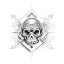 memento mori  tattoo design idea