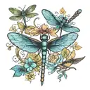 relationships, traveling, alcohol, happy, sad, birds, dragonfly, love tattoo design idea