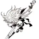 Sword tattoo design idea