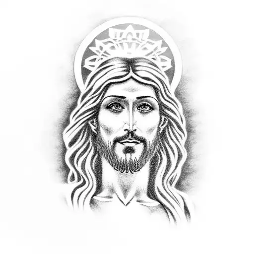 jesus empty tomb tattoo design idea