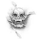 empty tomb  tattoo design idea