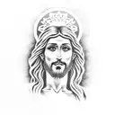 jesus empty tomb tattoo design idea