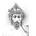 jesus empty tomb tattoo design idea