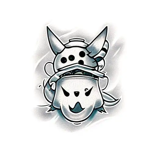 mimikyu tattoo design idea