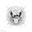 pain suffering life death temporary nothingness insignificance tattoo design idea