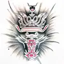 king tattoo design idea