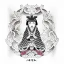 king tattoo design idea