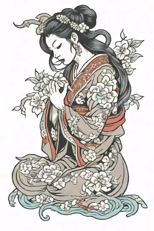 Virgo tattoo design idea