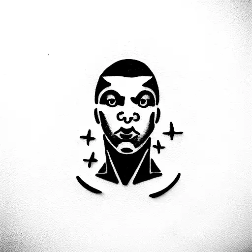 Mbappe tattoo design idea