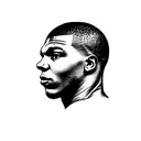 Mbappe tattoo design idea