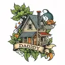 Property of Daddy tattoo design idea