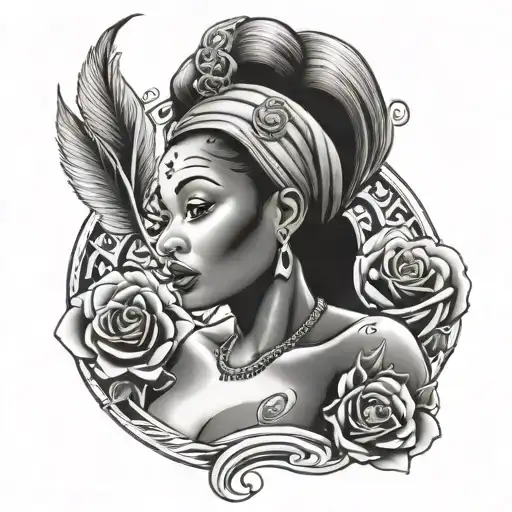 Ghetto Wawes Mother tattoo design idea