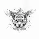 bluey tattoo design idea