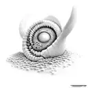 dune sand tattoo design idea