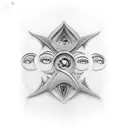 dune sand tattoo design idea