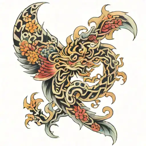 Full sleeve oriental tattoo tattoo design idea