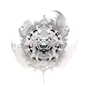 Foo Dog tattoo design idea