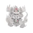 Foo Dog tattoo design idea