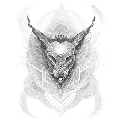 tantra trikas tattoo design idea