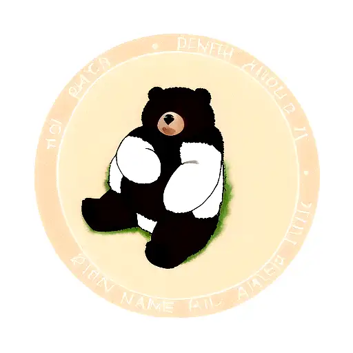 Bear tattoo design idea