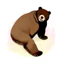 Bear tattoo design idea