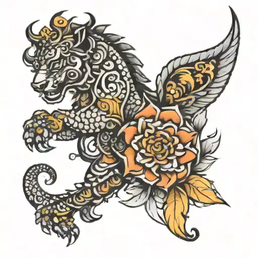 Tamil tattoo design idea