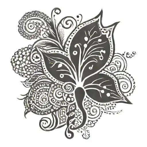 Create a tattoo featuring elements of Tamil culture, such as traditional symbols or patterns tattoo design idea