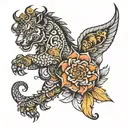 Tamil tattoo design idea