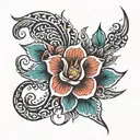 Tamil tattoo design idea