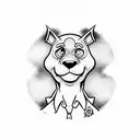 scooby doo tattoo design idea
