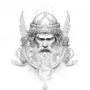 7 heavenly virtues tattoo design idea