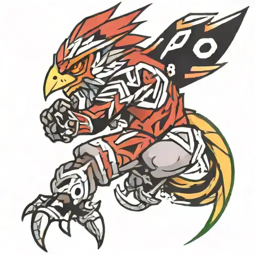 blaziken tattoo design idea
