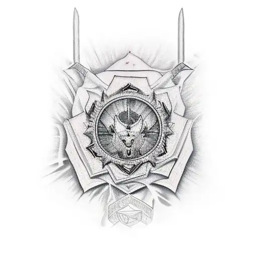 Psalms 127:4 tattoo design idea