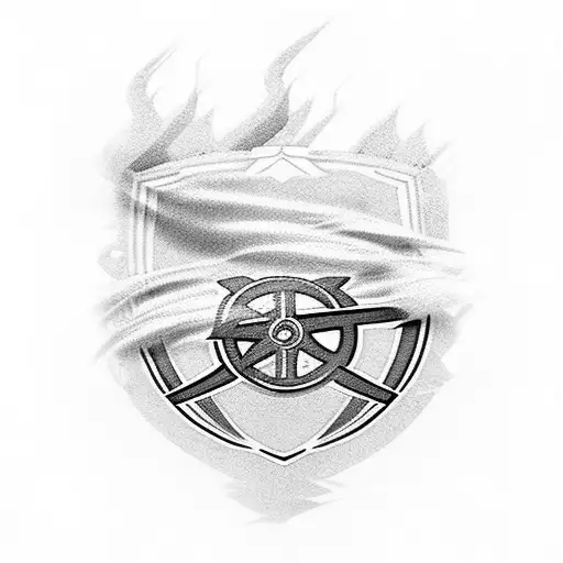 arsenal fc tattoo design idea