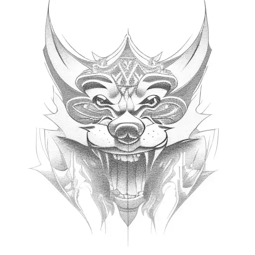 about hood and friends tattoo design idea