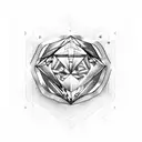diamond on top of a Pioneer turntable tattoo design idea