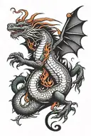 Dragon welsh dragon tattoo design idea